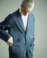 Garment dye jacket blue grey 