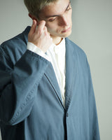 Garment dye jacket blue grey 