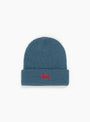 The Basic Cuff Beanie from Stüssy comes in Slate Blue at Couverture & The Garbstore
front