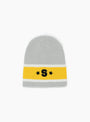 The Varsity S Stripe Skullcap from Stüssy comes in Grey at Couverture & The Garbstore
front 