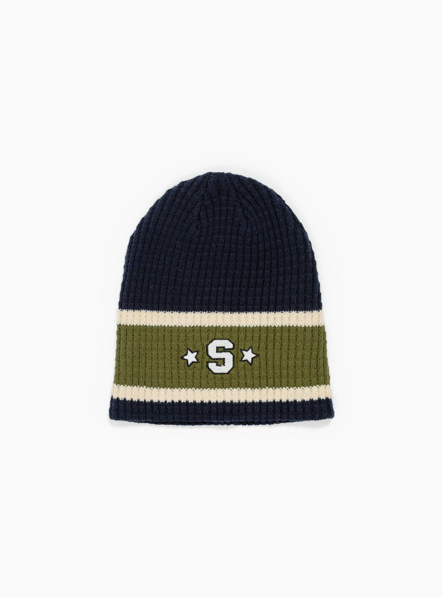 Varsity S Stripe Skullcap Navy by Stüssy | Couverture & The