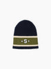 The Varsity S Stripe Skullcap from Stüssy comes in Navy at Couverture & The Garbstore
front 