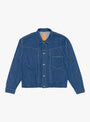 Single Pleat Nep Denim Jacket Rinse from TDR at Couverture & The Garbstore
front