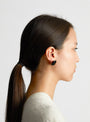 Candy Earrings Black At Couverture And The Garbstore Model Shot
