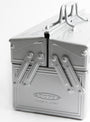 ST-350 Cantilever Toolbox Silver by Toyo Steel at Couverture & The Garbstore Close Up