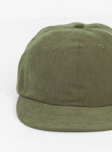 Brushed Cotton Baseball Cap Khaki Green by Sublime | Couverture & The Garbstore
