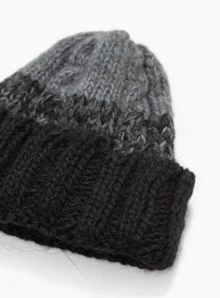 Hand Knit Fisherman Beanie Black by Sublime | Couverture & The Garbstore
