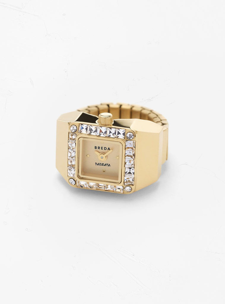 R Breda x Dalmata Time Ring Gold from BREDA at Couverture & The Garbstore
front 