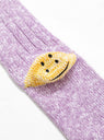 56 Yarns Rib Happy Heel Socks Purple by KAPITAL | Couverture & The Garbstore