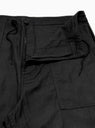 String Fatigue Trousers Black