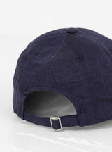 NY Linen Baseball Cap Navy by Sublime | Couverture & The Garbstore