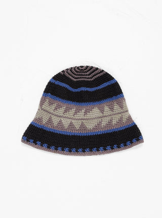 Fine Handknit Bucket Hat Black by Sublime | Couverture & The Garbstore