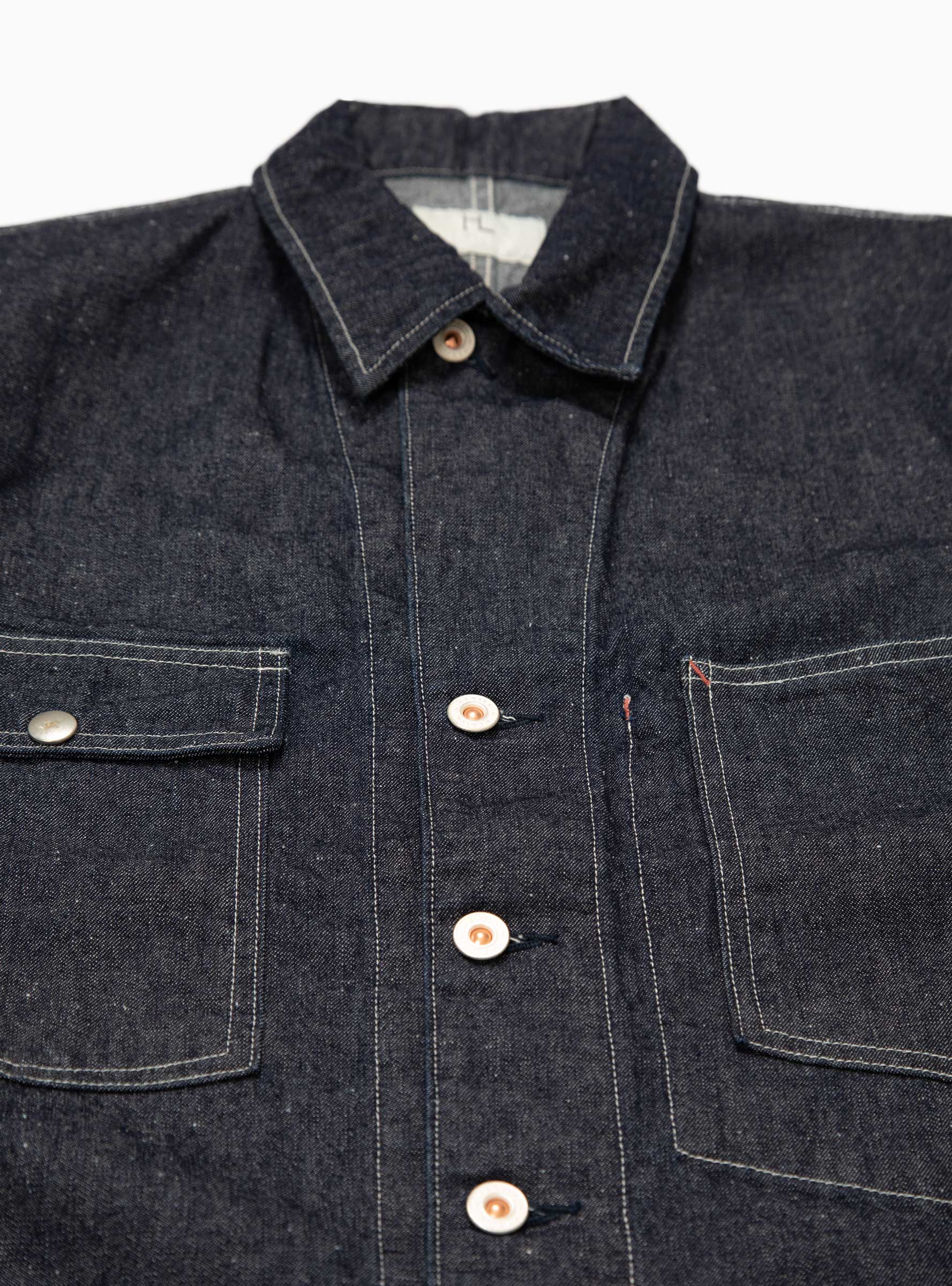 Nep Denim Coverall Jacket Indigo by HERILL | Couverture & The Garbstore