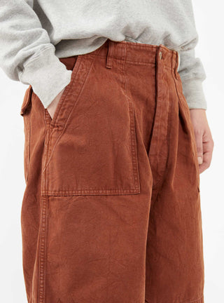 Duck Utility Shorts Brown by HERILL | Couverture & The Garbstore