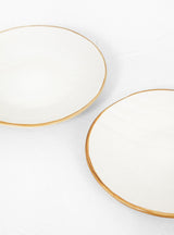 Dessert Plate set of 2 White by Novità Home | Couverture & The Garbstore