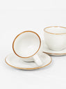 Cappuccino Cup set of 2 White by Novità Home | Couverture & The Garbstore