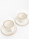 Cappuccino Cup set of 2 White by Novità Home | Couverture & The Garbstore