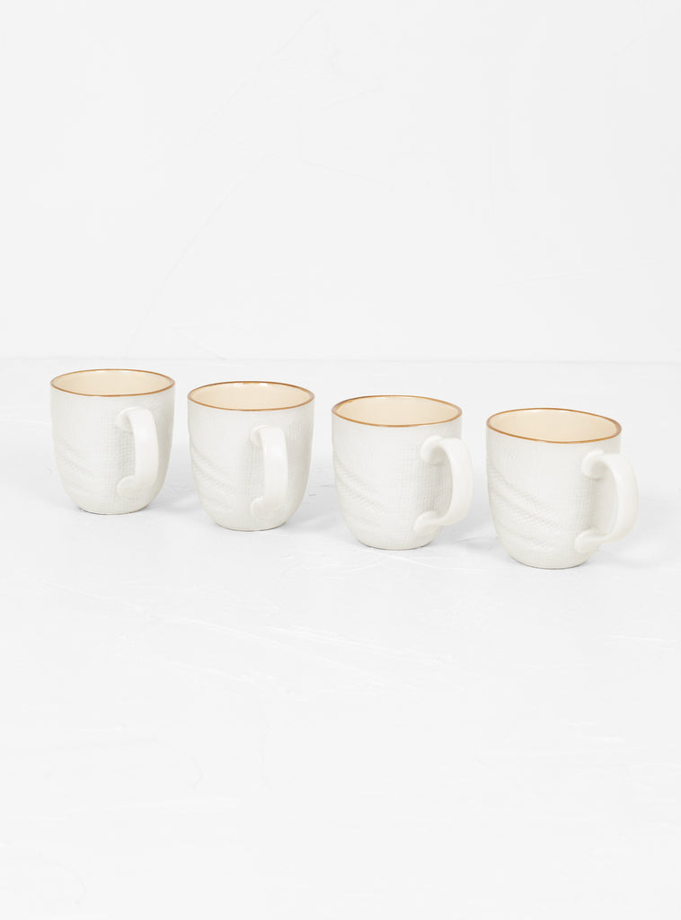 Mediterraneo Cup set of 4 White by Novità Home | Couverture & The Garbstore
