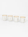 Mediterraneo Cup set of 4 White by Novità Home | Couverture & The Garbstore