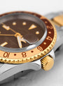BRWN GMT 40 Diver Watch Brown, Gold & Silver by Vague Watch Co. Men's | Couverture & The Garbstore