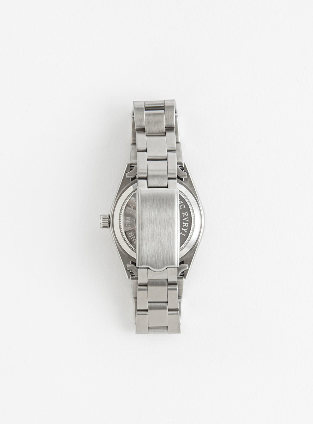Every-One Steel 34 Watch Black & Silver by Vague Watch Co 