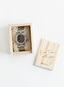 black Every-One watch from Vague Watch Co. at Couverture & The Garbstore
box 