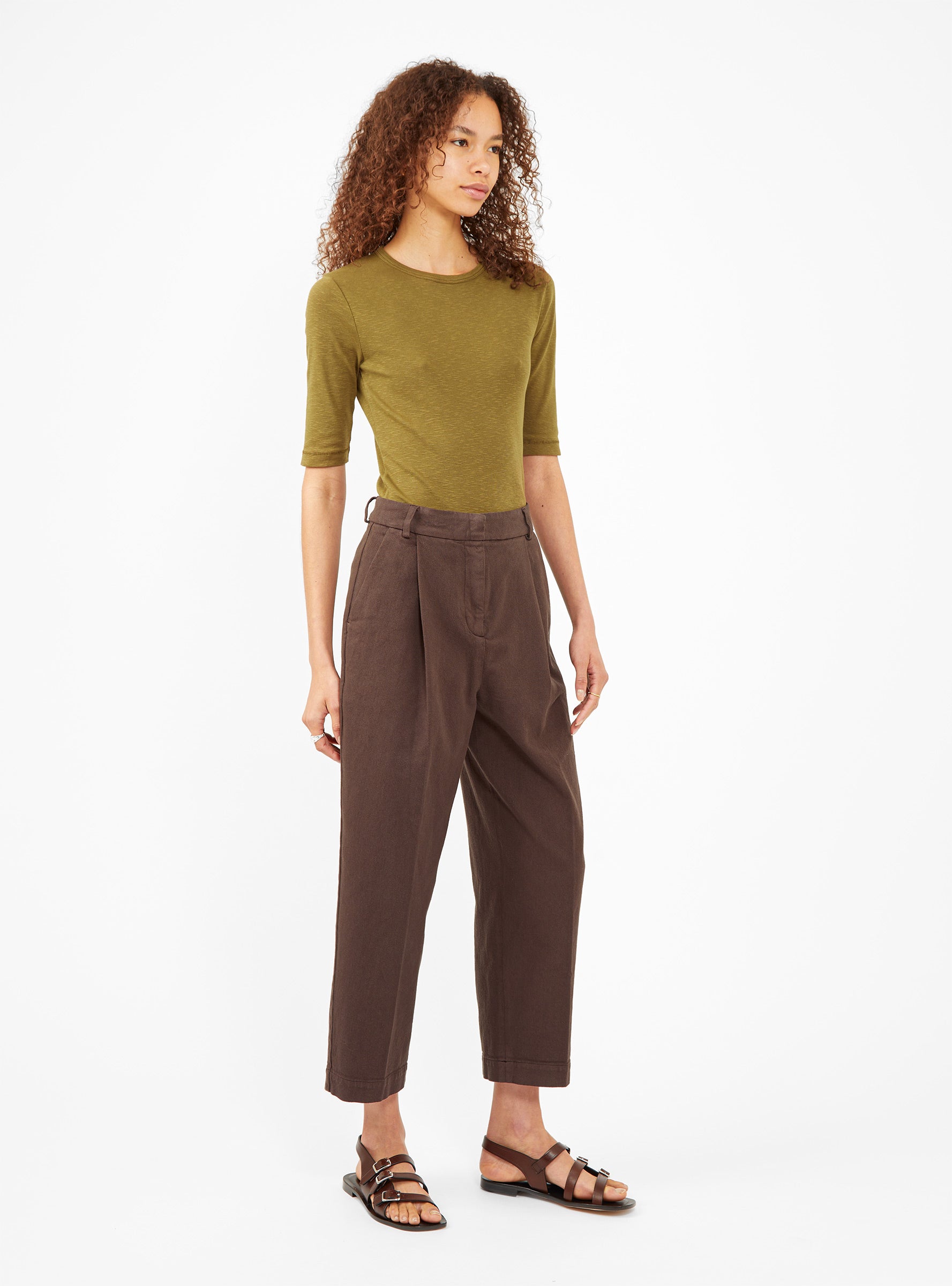 Market Trousers Brown by YMC