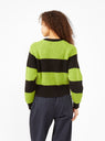 Foxtail Cardigan Black & Green Stripe by YMC | Couverture & The Garbstore