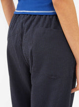 Alva Skate Trousers Navy & Black Check by YMC | Couverture & The Garbstore