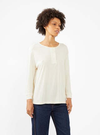 The Sleep Henley Top Washed White by THE GREAT. | Couverture & The Garbstore