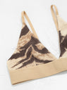 Triangle Bra Beige & Brown Tiger Print by Baserange | Couverture & The Garbstore