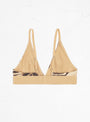 Triangle Bra Beige & Brown Tiger Print by Baserange | Couverture & The Garbstore