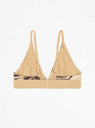 Triangle Bra Beige & Brown Tiger Print by Baserange | Couverture & The Garbstore