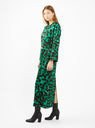 Danja Dress Bright Emerald Leopard by Christian Wijnants | Couverture & The Garbstore