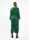 Danja Dress Bright Emerald Leopard