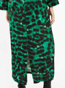 Danja Dress Bright Emerald Leopard