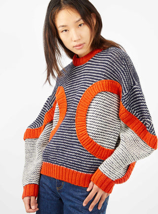 Tomato Sweater Navy & Red by Henrik Vibskov | Couverture & The Garbstore