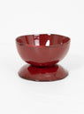 High Bowl on Foot L Red by SERAX | Couverture & The Garbstore
