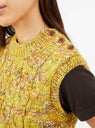 Farrow Knit Vest Yellow Space Dye