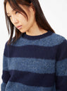 Jet Stripe Sweater Blue