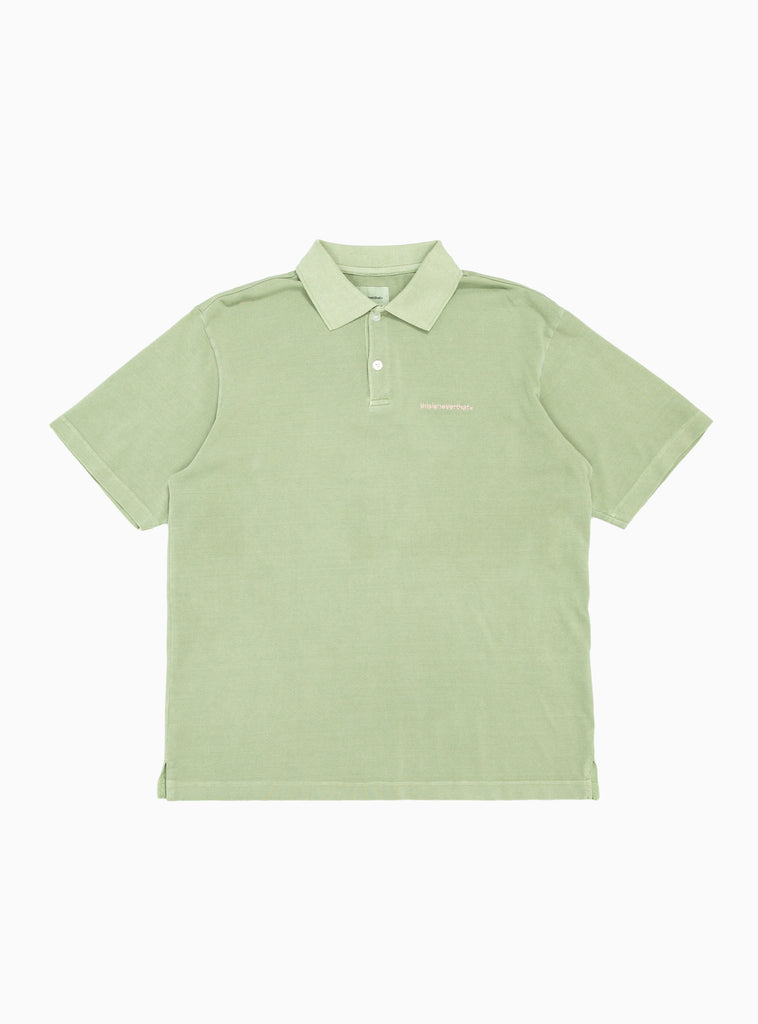T-Logo Jersey Polo Shirt Light Olive by thisisneverthat | Couverture & The Garbstore