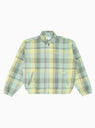 Big Plaid Flannel Jacket Blue & Yellow by thisisneverthat | Couverture & The Garbstore