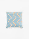 Sadie Cushion Blue & Beige by Christina Lundsteen | Couverture & The Garbstore