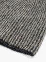 Alpaca Beanie Grey Stripe by 7115 by Szeki | Couverture & The Garbstore