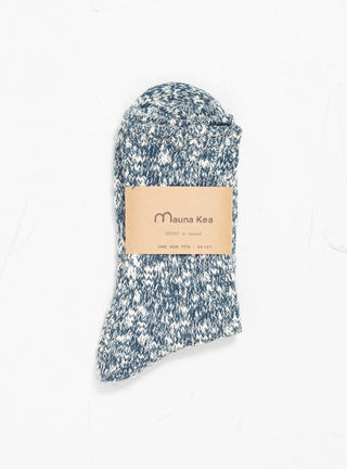 Twister Heather Socks Blue by Mauna Kea | Couverture & The Garbstore