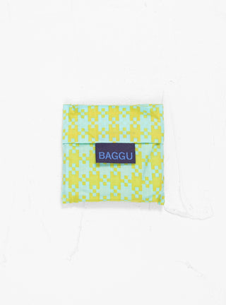 Baby Baggu Tote Bag Mint Green Pixel Gingham by BAGGU | Couverture & The Garbstore
