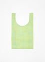 Standard Baggu Tote Bag Mint Green Pixel Gingham by BAGGU | Couverture & The Garbstore