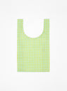 Standard Baggu Tote Bag Mint Green Pixel Gingham by BAGGU | Couverture & The Garbstore