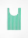 Standard Baggu Tote Bag Pink & Green Awning Stripe