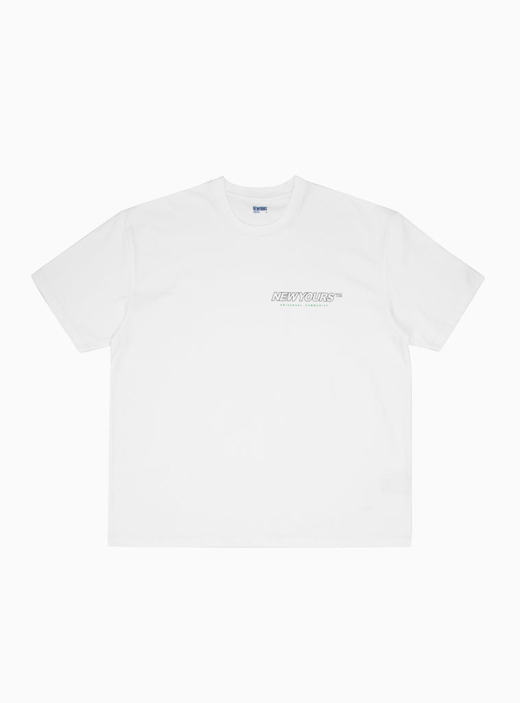 NEWYOURS UC T-shirt White by SOFTHYPHEN | Couverture & The Garbstore